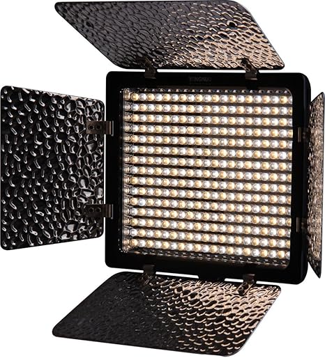 YONGNUO YN300 III LED Video Light with 5600k Color Temperatur e and Adjustable Brightness for Canon Nikon Pentax Olympus,with no battery and power adapter YONGNUO YN300 III LED Video Light with 5600k Color Temperatur e and Adjustable Brightness for Canon Nikon Pentax Olympus,with no battery and power adapter